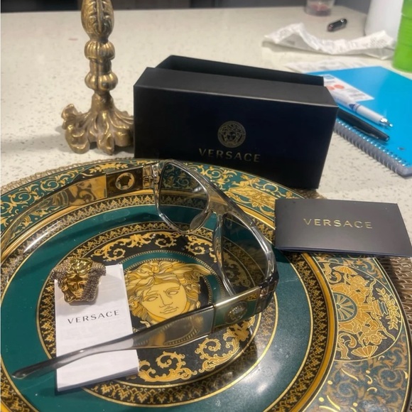 Versace Transparent Sunglasses - Picture 8 of 10